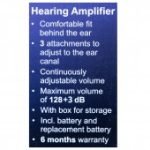 Hicks Hearing Amplifier (JH 115) - Image 3