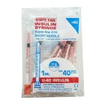 Dispovan 1ML U-40 Insulin Syringe Super-fine 31G (Box of 100) - Image 3